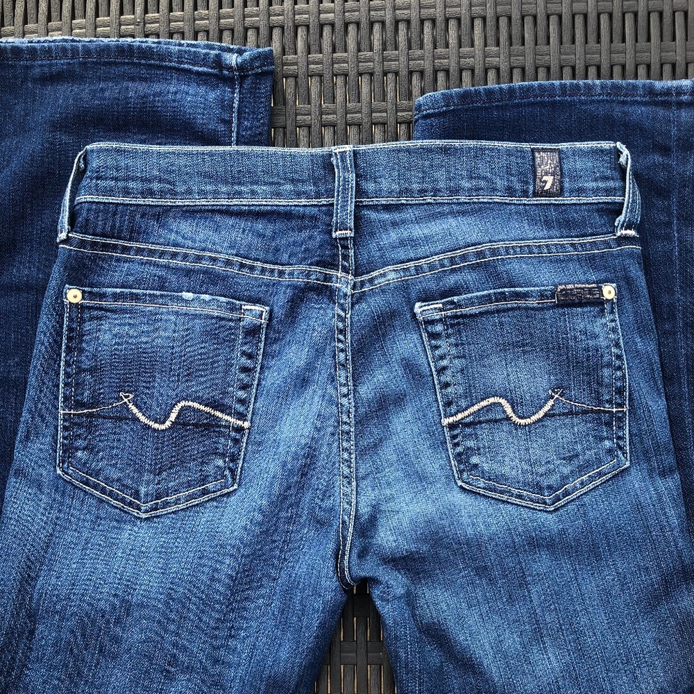 7FAM Geneva Lightweight Denim Jeans Size 25 fit 26